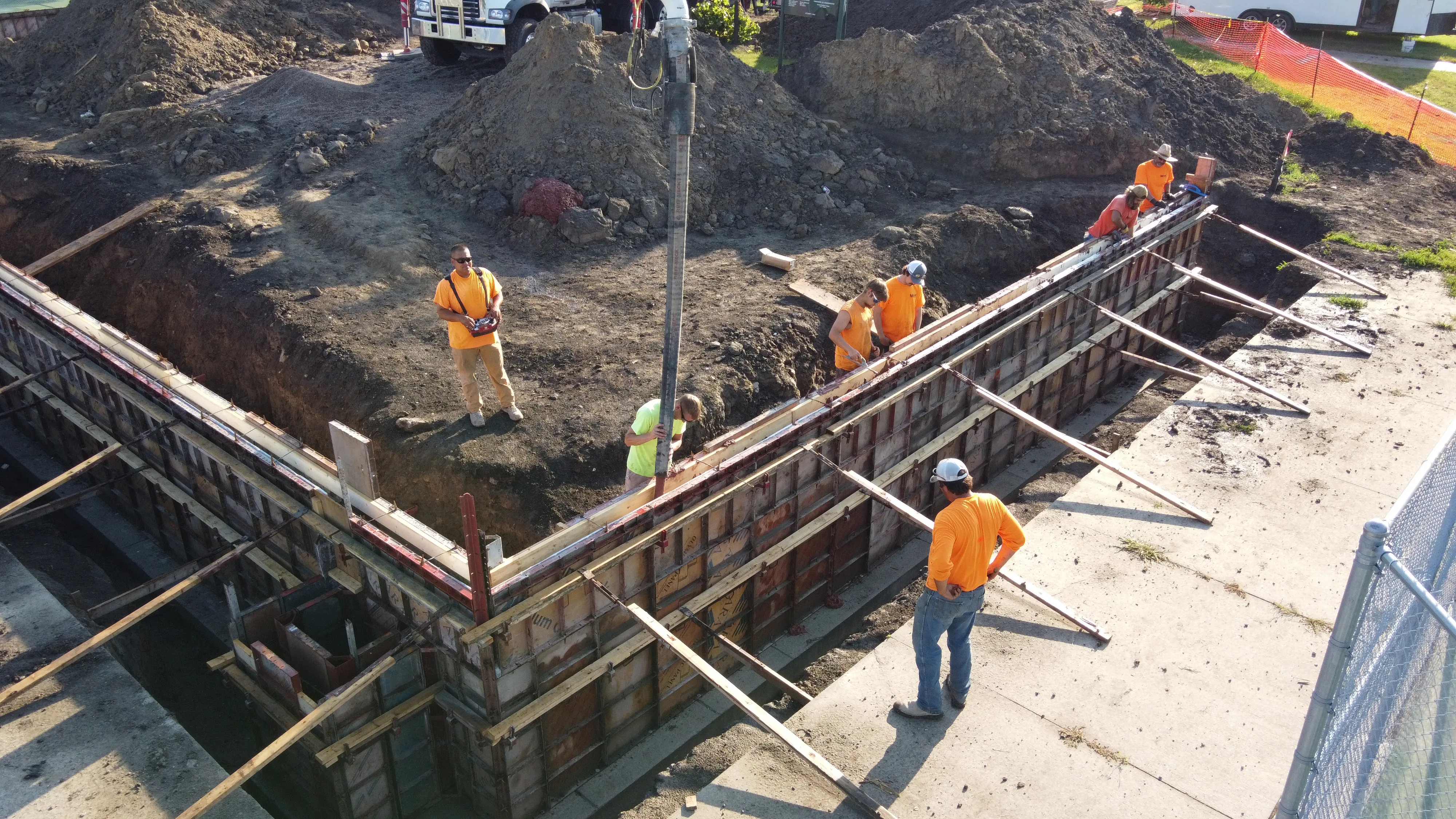 Commercial concrete project