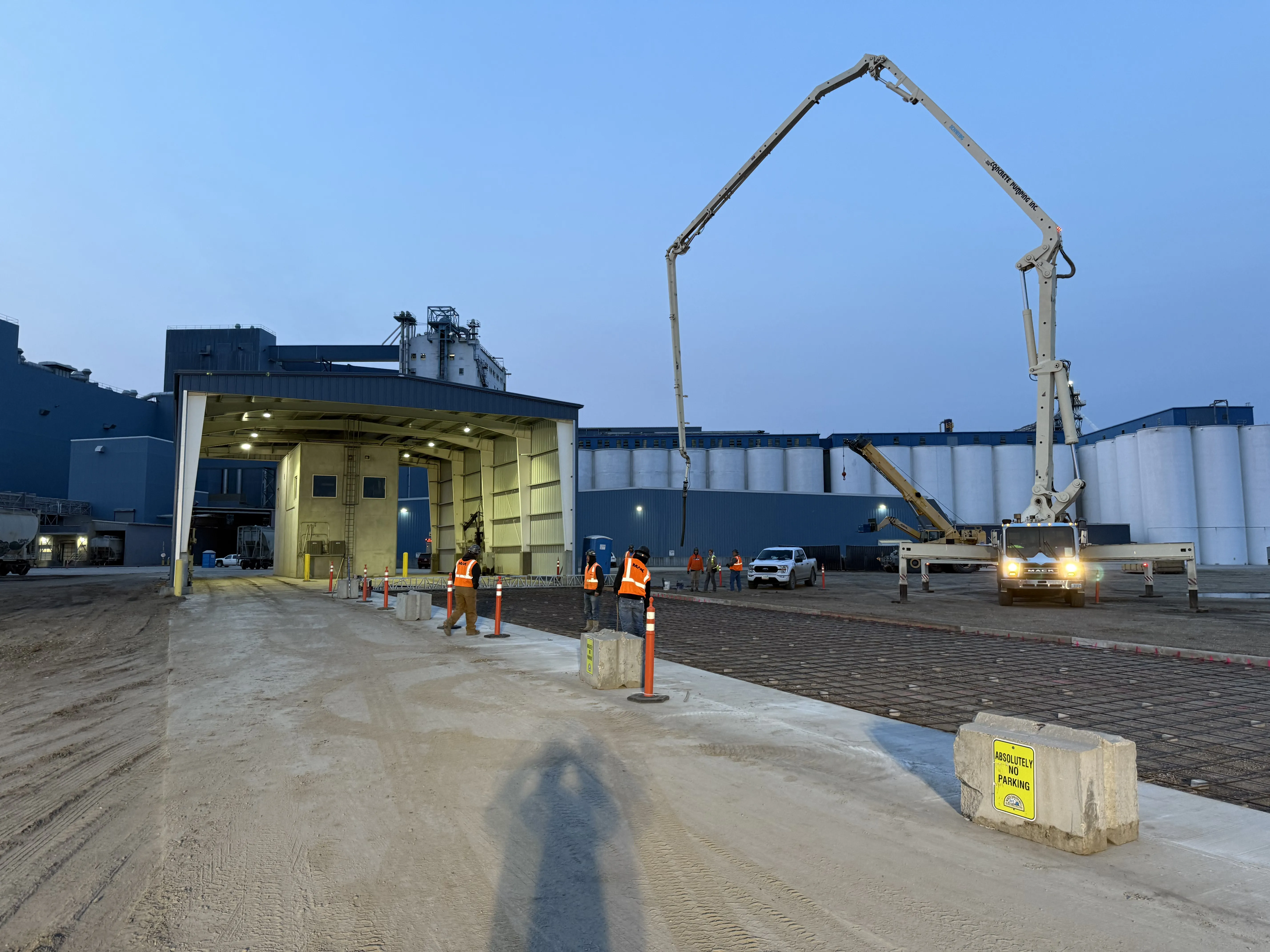 Commercial concrete project