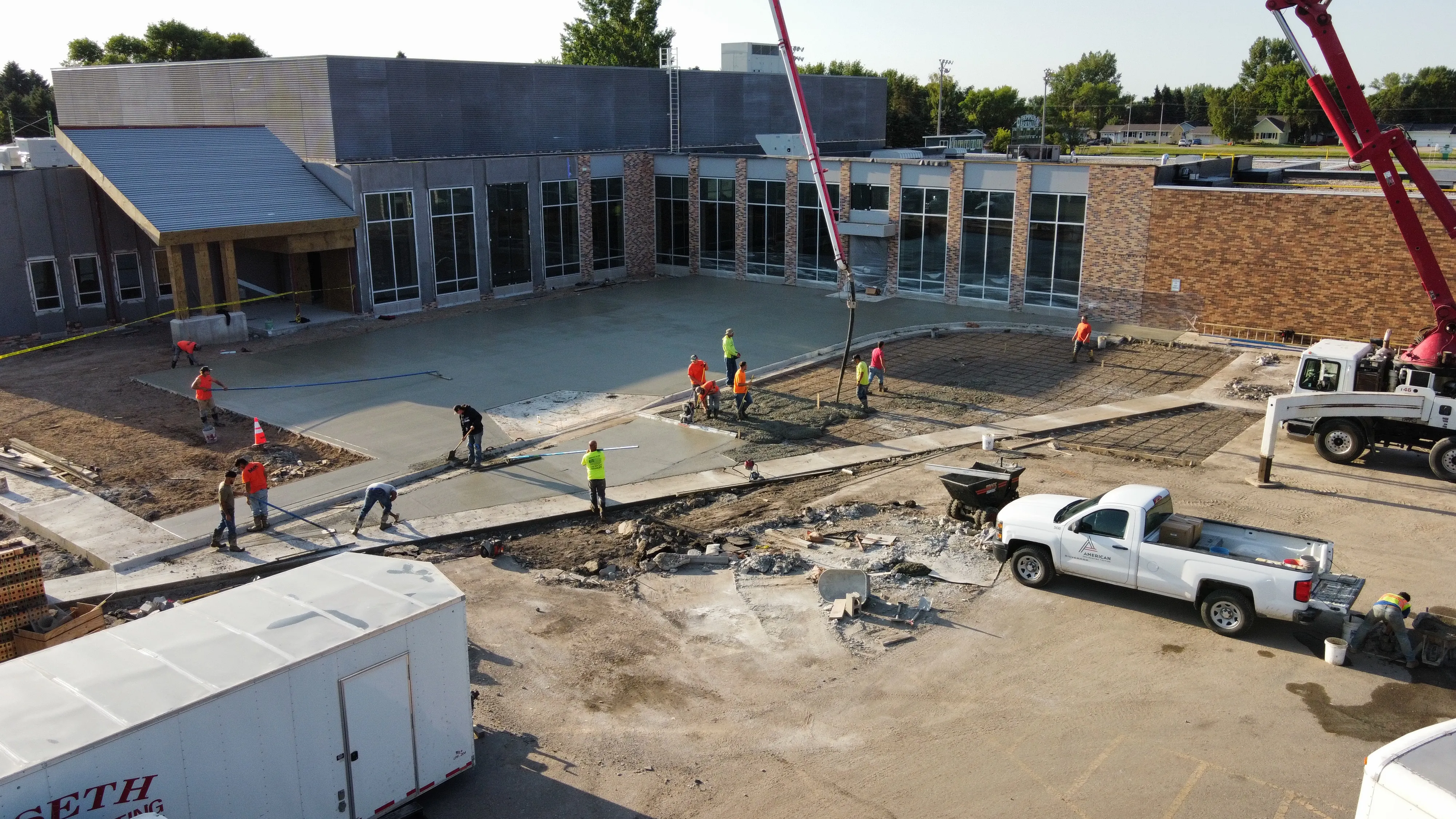 Commercial concrete project